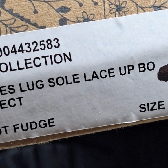 Free People Jones Lug Sole Lace Up Boots Burgundy Size 7.5 - Picture 8 of 8